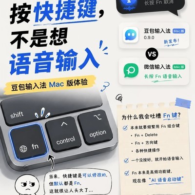 AI输入法默认Fn键争议