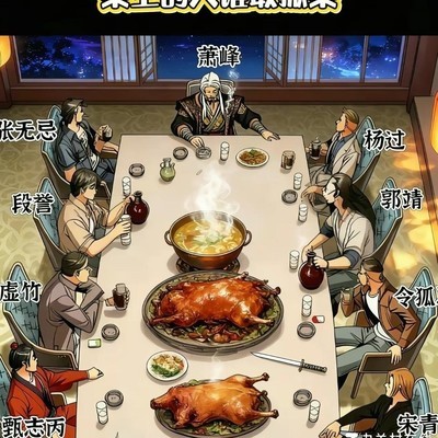 华山论剑与段誉视角