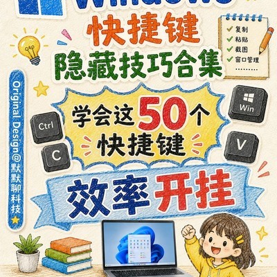 50个Windows快捷键速学