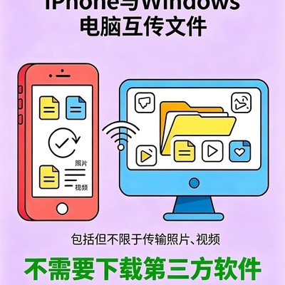 iPhone与Windows无线传文件