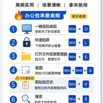 打工人必备Windows快捷键
