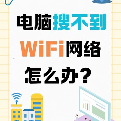 电脑搜不到WiFi的解决方法