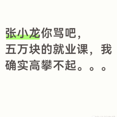 高就业课费引发热议