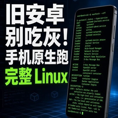 旧安卓变Linux开发机