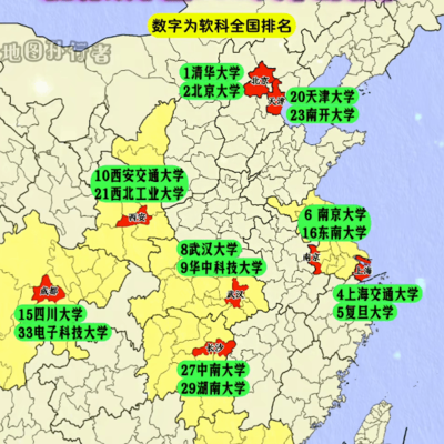 985双子星高校分布