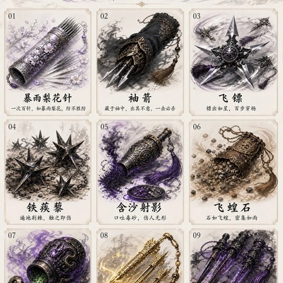古风武侠兵器图鉴