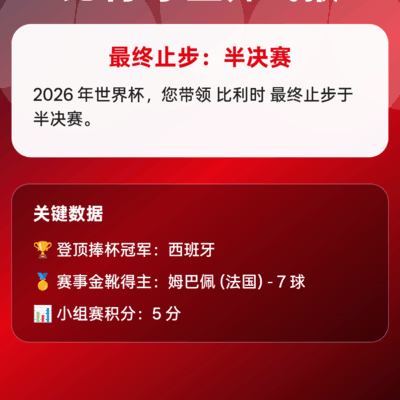 比利时世界杯半决赛执教战报