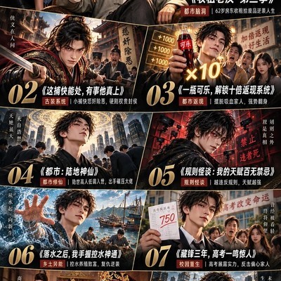 九月男频高能爽剧TOP10