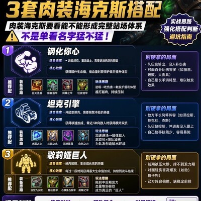海克斯大乱斗肉装搭配指南