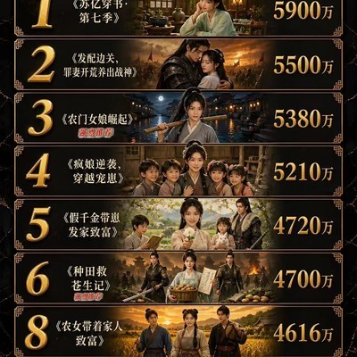八月种田漫剧热播榜