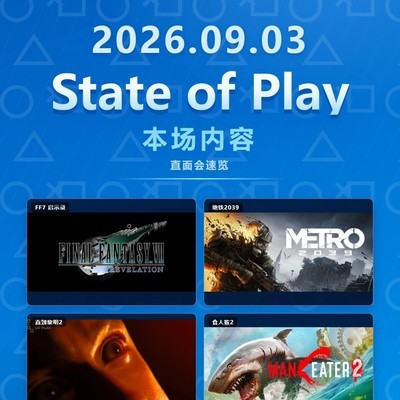 索尼State of Play新作定档