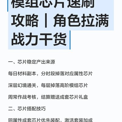芯片速刷避坑指南
