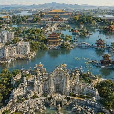 AI还原圆明园，重现历史风貌