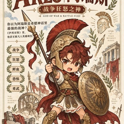 阿瑞斯，战争的狂暴之神