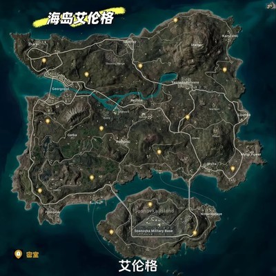 PUBG七张地图密室全攻略