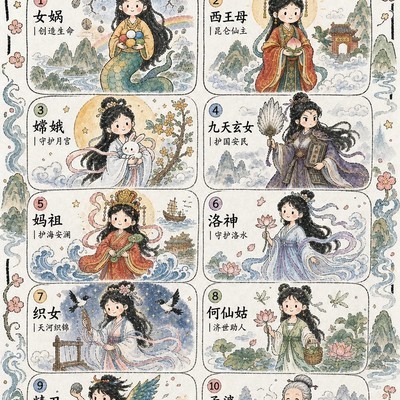 中国神话十大女神