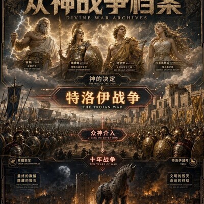 特洛伊战争，神凡博弈史诗