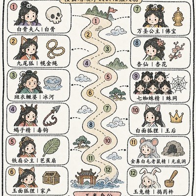 西游记女妖怪身份图鉴