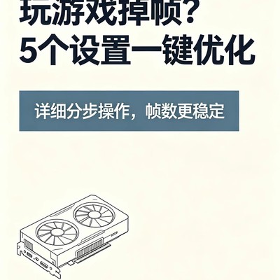 游戏掉帧的五大系统设置优化