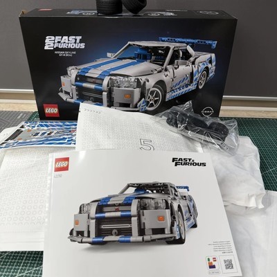 乐高战神GTR R34机械组