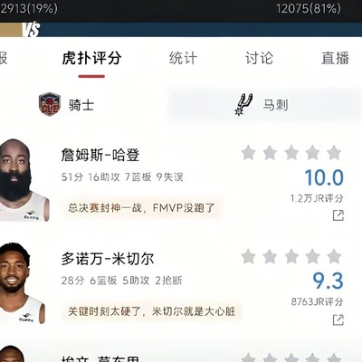抢七狂砍50分能否终结质疑