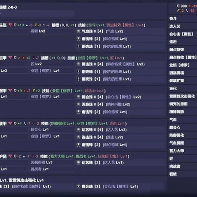 双刀天尊配装优化建议