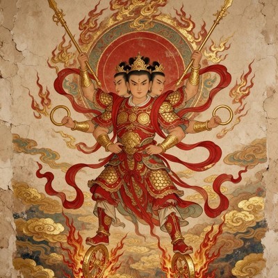 哪吒，佛道融合的少年战神