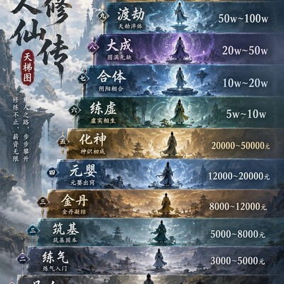 月薪修炼境界图