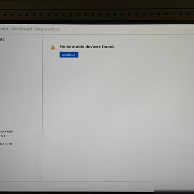 戴尔电脑掉盘导致无法启动
