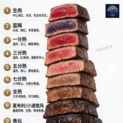 牛肉几分熟更健康？