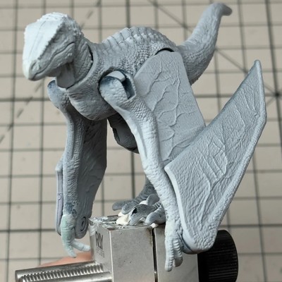 蝠翼迅猛龙模型优化纪