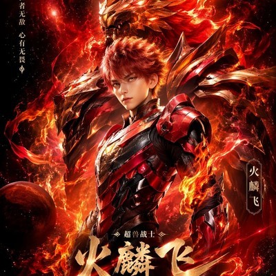 超兽武装AI海报致敬童年
