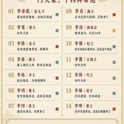 李世民十四子命运探析