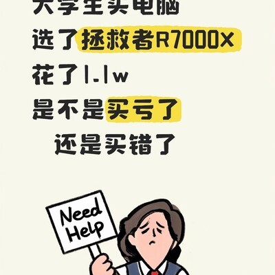 准大学生买R7000X是否合适