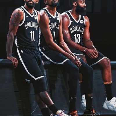 杜兰特欧文哈登联手，篮网三巨头成型