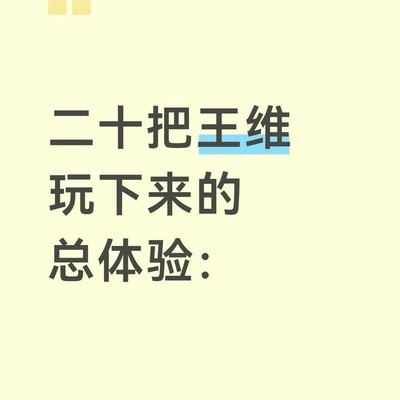 王维体验，飞天乐子哥