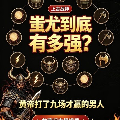 上古战神蚩尤的真实战力