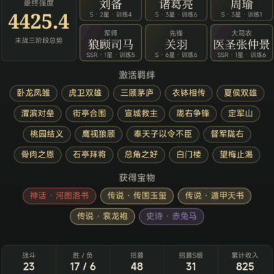群雄十策，无尽征途