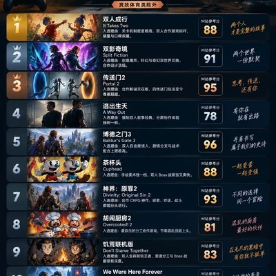双人合作游戏TOP10