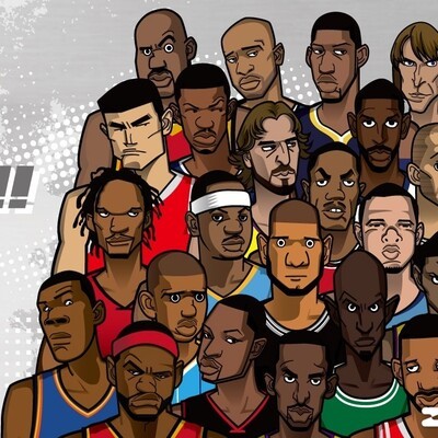 09年NBA球星漫画形象你认得吗？
