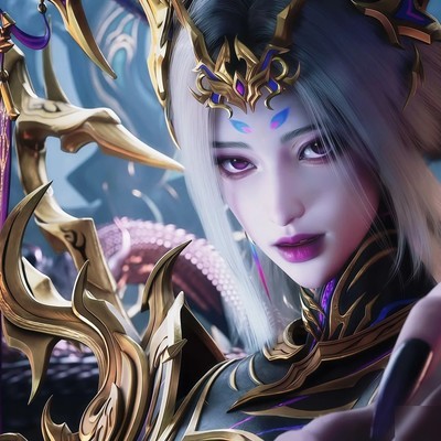 姬夜妖冶毒辣壁纸