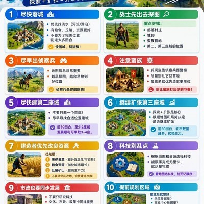 文明6新手前50回合核心攻略