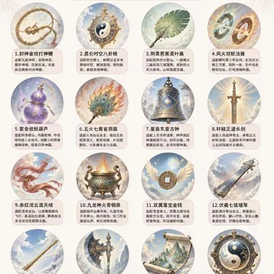 封神仙家法宝图鉴
