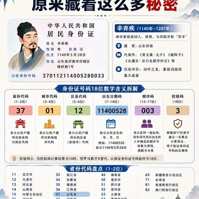 身份证18位数字解密