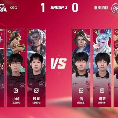 KSG轻取狼队，句号铠亮眼