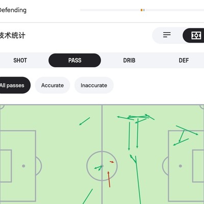罗哥前锋传球高成功率