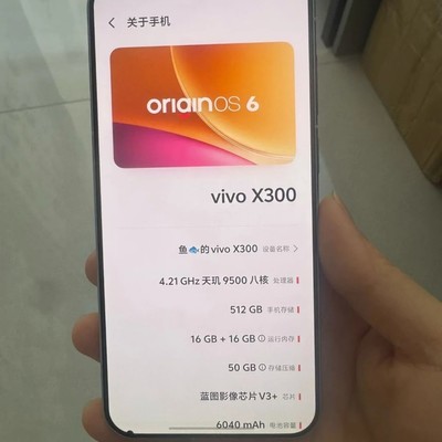 vivo X300旗舰机低价转让
