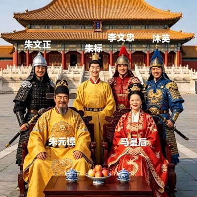 朱元璋家族的悲情全家福