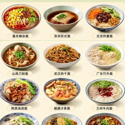 十二碗面，你最爱哪一碗？