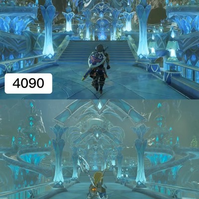 Switch截图对比4090画质